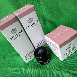 Odacité Skincare Petite Size Set, Micellar Water, Crème De La Nuit, Body Oil